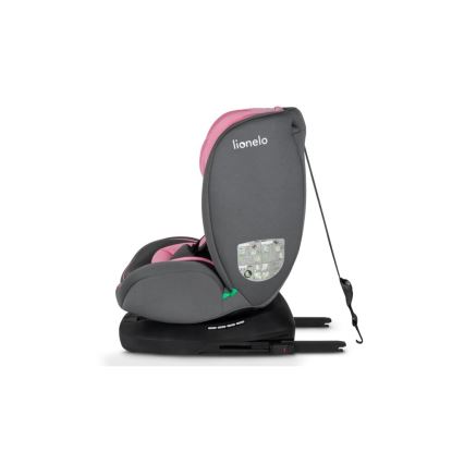Lionelo - Autostoel BASTIAAN i-Maat 40-150 cm grijs/roze