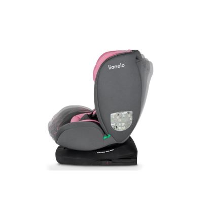Lionelo - Autostoel BASTIAAN i-Maat 40-150 cm grijs/roze