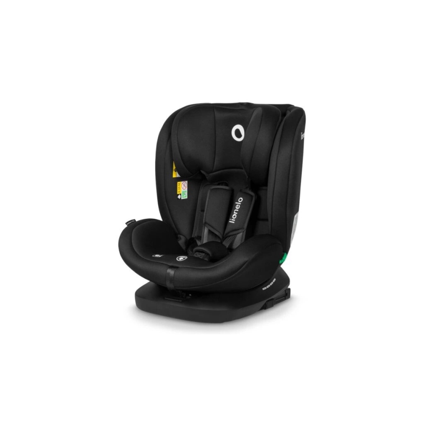 Lionelo - Autostoel BASTIAAN i-Maat 40-150 cm zwart/grijs