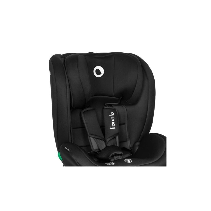 Lionelo - Autostoel BASTIAAN i-Maat 40-150 cm zwart/grijs