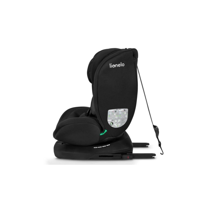 Lionelo - Autostoel BASTIAAN i-Maat 40-150 cm zwart