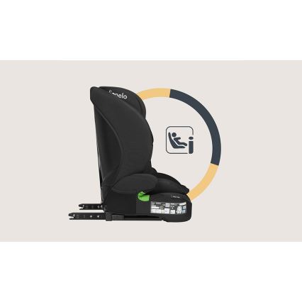 Lionelo - Autostoel BILLY i-Size 76-150 cm Black Carbon