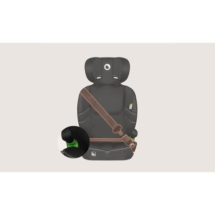 Lionelo - Autostoel BILLY i-Size 76-150 cm Black Carbon