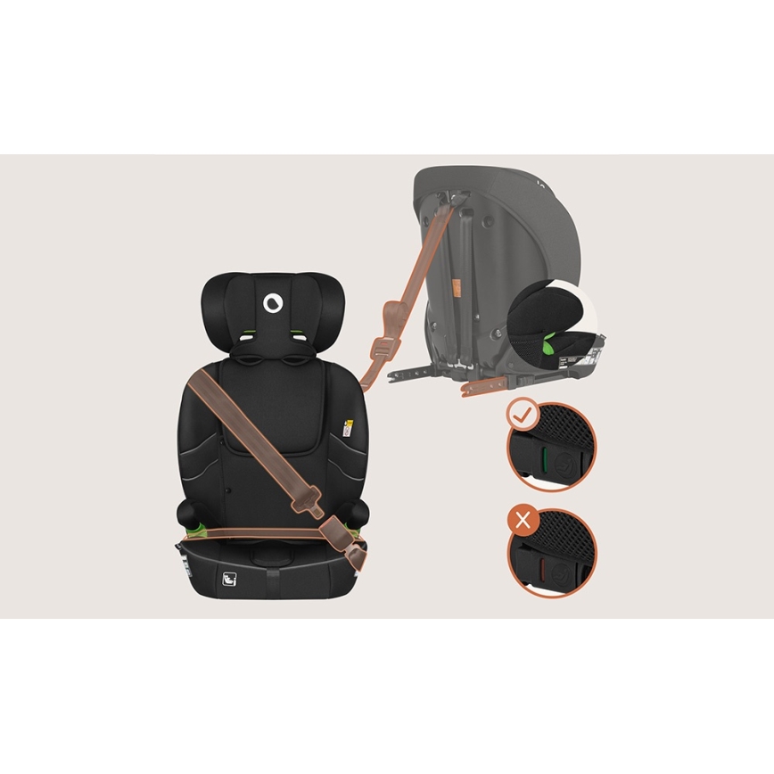 Lionelo - Autostoel BILLY i-Size 76-150 cm Black Carbon