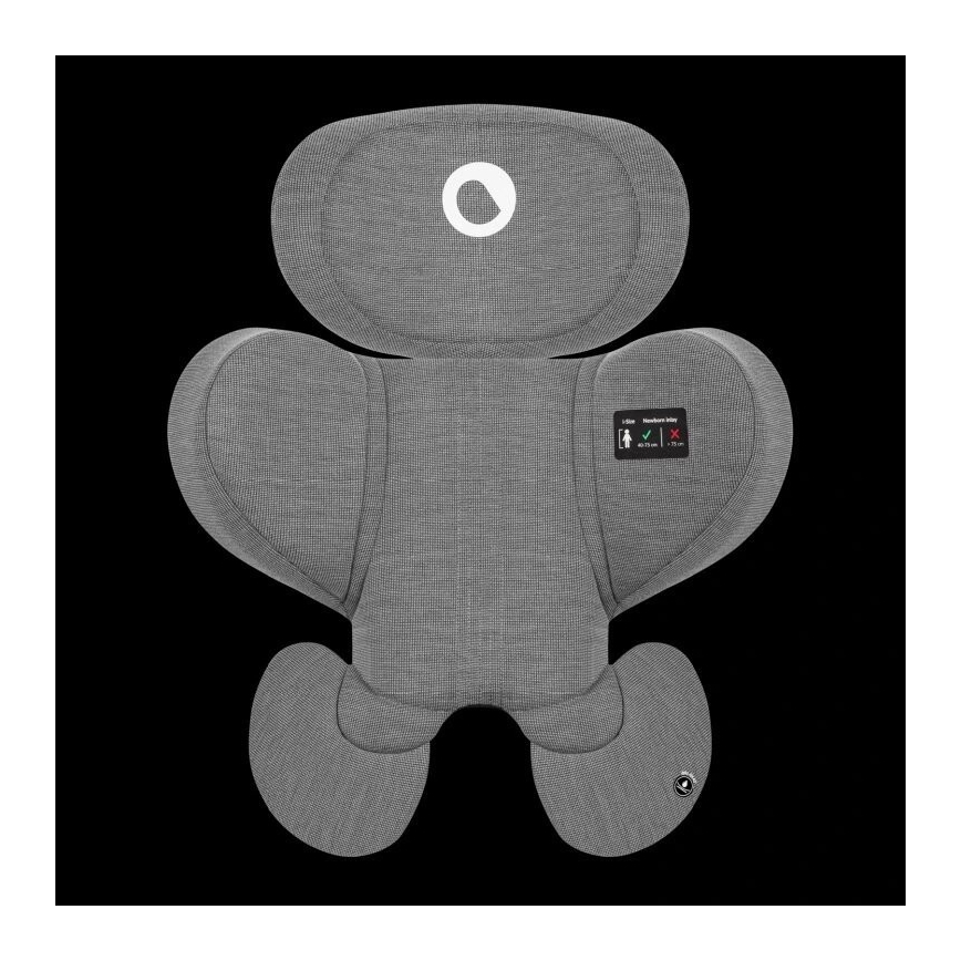 Lionelo - Autostoel HARMONY i-Size 40-150 cm met draaibare basis zwart/grijs