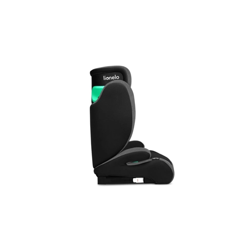 Lionelo - Autostoel HUGO i-Maat 100-150 cm zwart/grijs