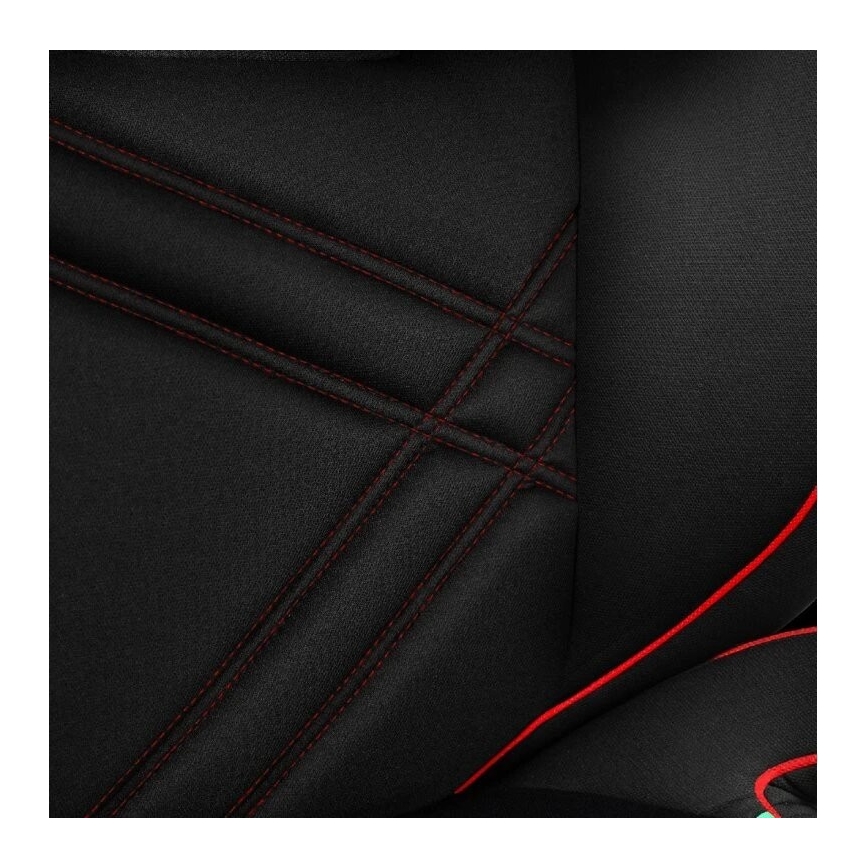 Lionelo - Autostoel HUGO i-Maat 100-150 cm zwart/rood