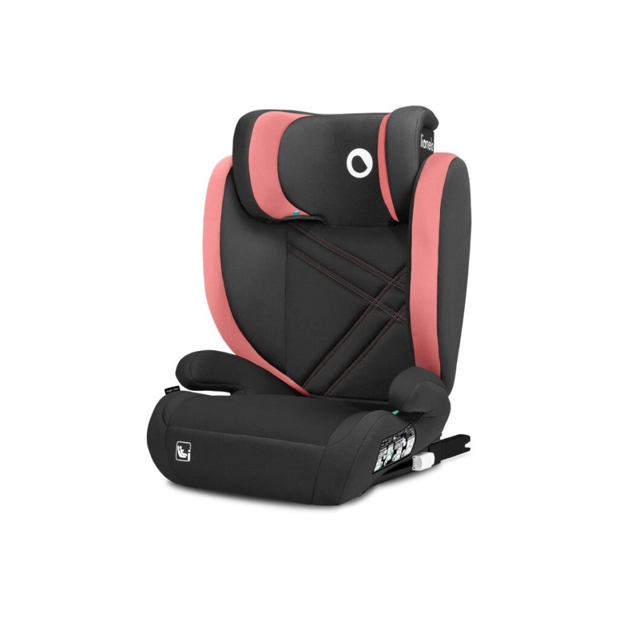 Lionelo - Autostoel HUGO i-Maat 100-150 cm zwart/roze