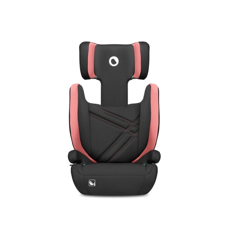 Lionelo - Autostoel HUGO i-Maat 100-150 cm zwart/roze