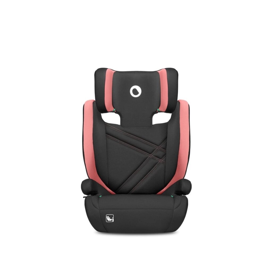 Lionelo - Autostoel HUGO i-Maat 100-150 cm zwart/roze