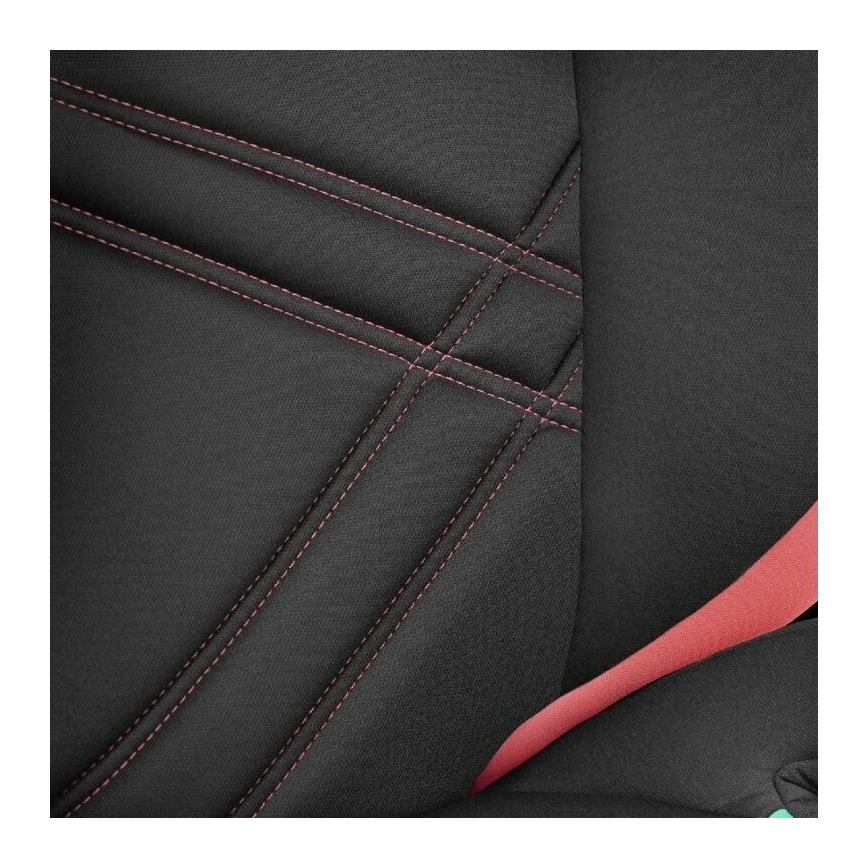 Lionelo - Autostoel HUGO i-Maat 100-150 cm zwart/roze