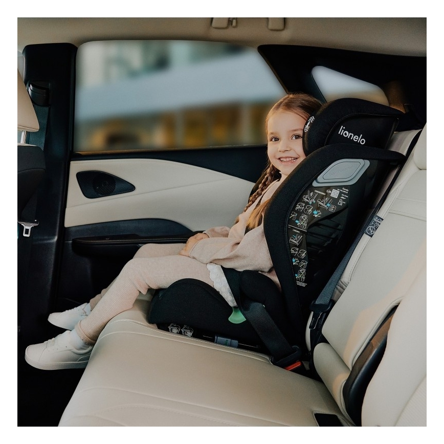 Lionelo - Autostoel IGO i-Size 100-150 cm Zwart Carbon