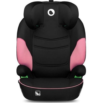 Lionelo - Autostoel LARS i-Maat 100-150 cm zwart/roze