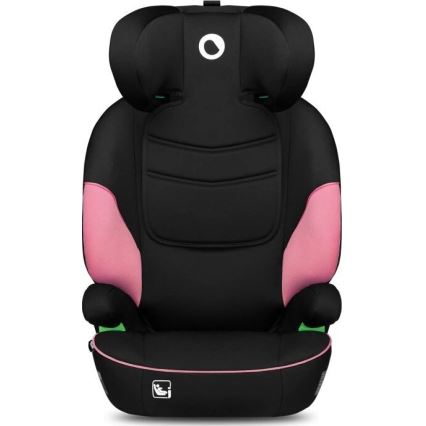 Lionelo - Autostoel LARS i-Maat 100-150 cm zwart/roze