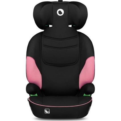 Lionelo - Autostoel LARS i-Maat 100-150 cm zwart/roze