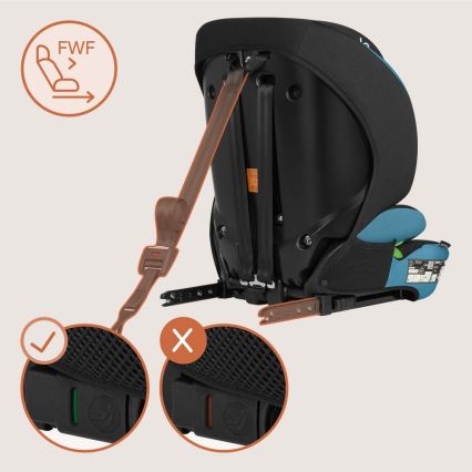 Lionelo - Autostoel LEVI FIX i-Size 76-150 cm Cobaltblauw