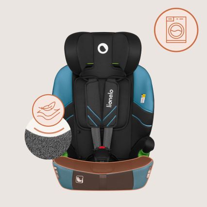 Lionelo - Autostoel LEVI FIX i-Size 76-150 cm Cobaltblauw