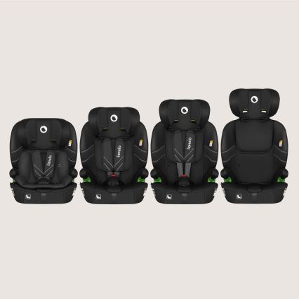 Lionelo - Autostoel LEVI FIX i-Size 76-150 cm Zwart carbon