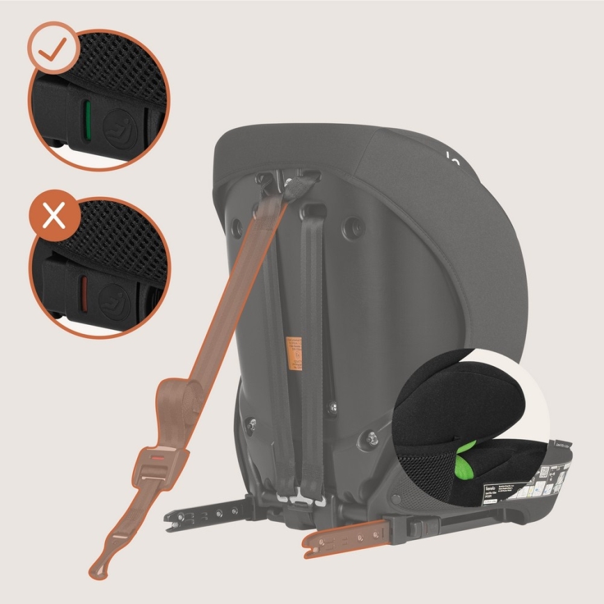 Lionelo - Autostoel LEVI FIX i-Size 76-150 cm Zwart carbon