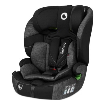 Lionelo - Autostoel LEVI ONE i-Maat 76-150 cm zwart/grijs
