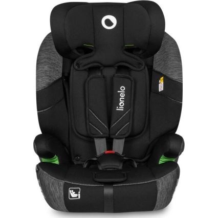 Lionelo - Autostoel LEVI ONE i-Maat 76-150 cm zwart/grijs