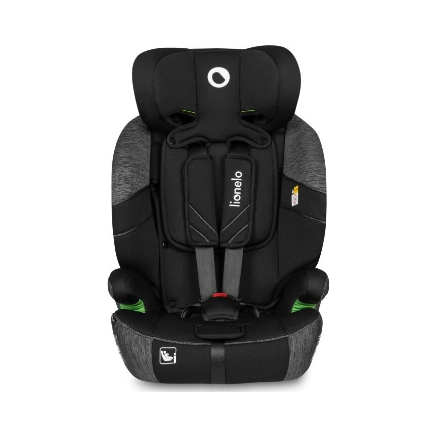 Lionelo - Autostoel LEVI ONE i-Maat 76-150 cm zwart/grijs