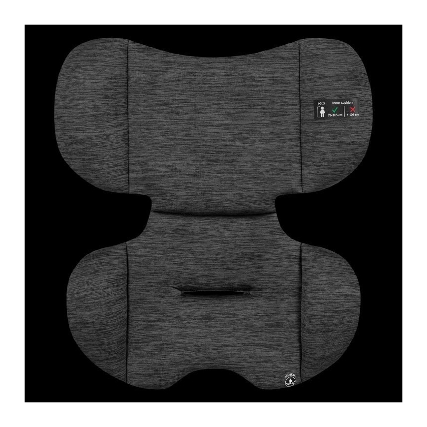Lionelo - Autostoel LEVI ONE i-Maat 76-150 cm zwart/grijs
