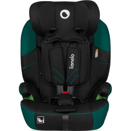 Lionelo - Autostoel LEVI ONE i-Maat 76-150 cm zwart/groen