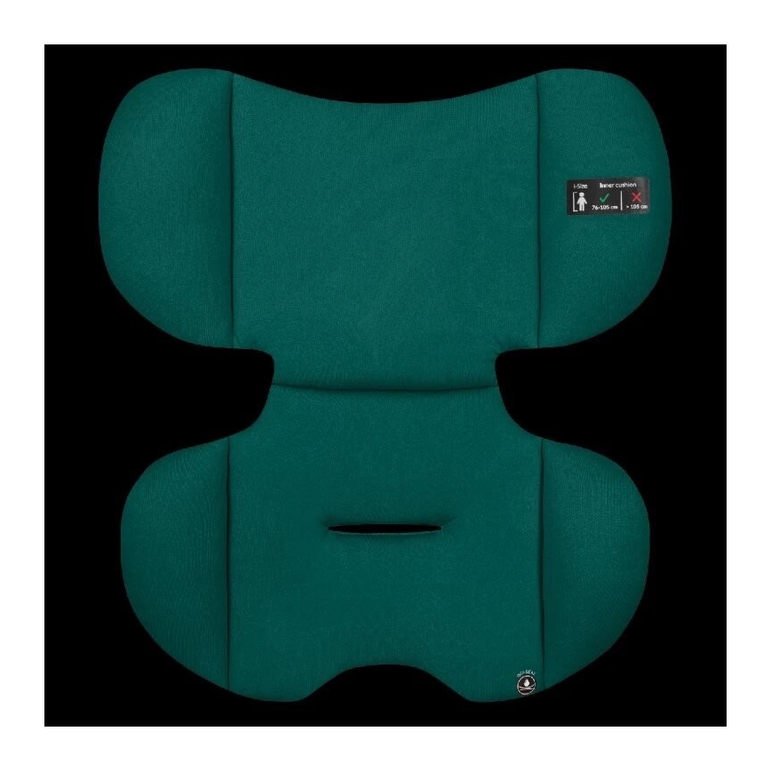 Lionelo - Autostoel LEVI ONE i-Maat 76-150 cm zwart/groen