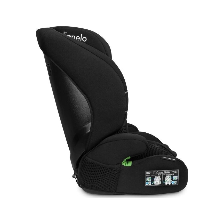 Lionelo - Autostoel LEVI ONE i-Maat 76-150 cm zwart