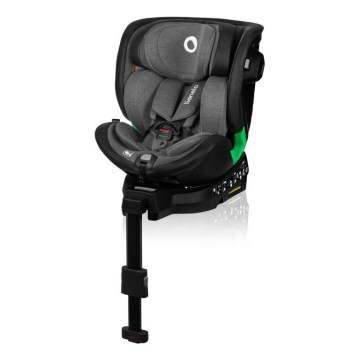 Lionelo - Autostoel met basis roterend HARMONY i-Maat 40-150 cm zwart/grijs