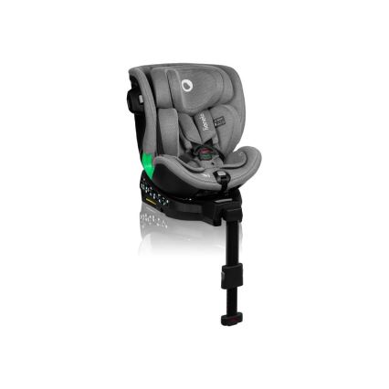 Lionelo - Autostoel met basis roterend HARMONY i-Maat 40-150 cm zwart/grijs