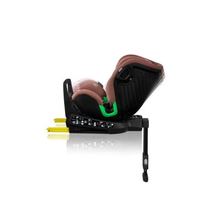 Lionelo - Autostoel met basis swivel HARMONY i-Maat 40-150 cm baksteen