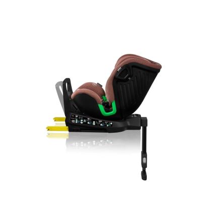 Lionelo - Autostoel met basis swivel HARMONY i-Maat 40-150 cm baksteen
