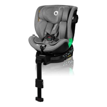 Lionelo - Autostoel met basis swivel HARMONY i-Maat 40-150 cm grijs