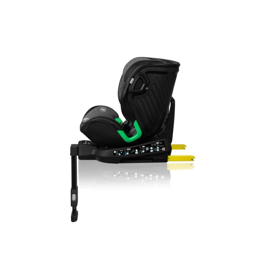 Lionelo - Autostoel met basis swivel HARMONY i-Maat 40-150 cm grijs