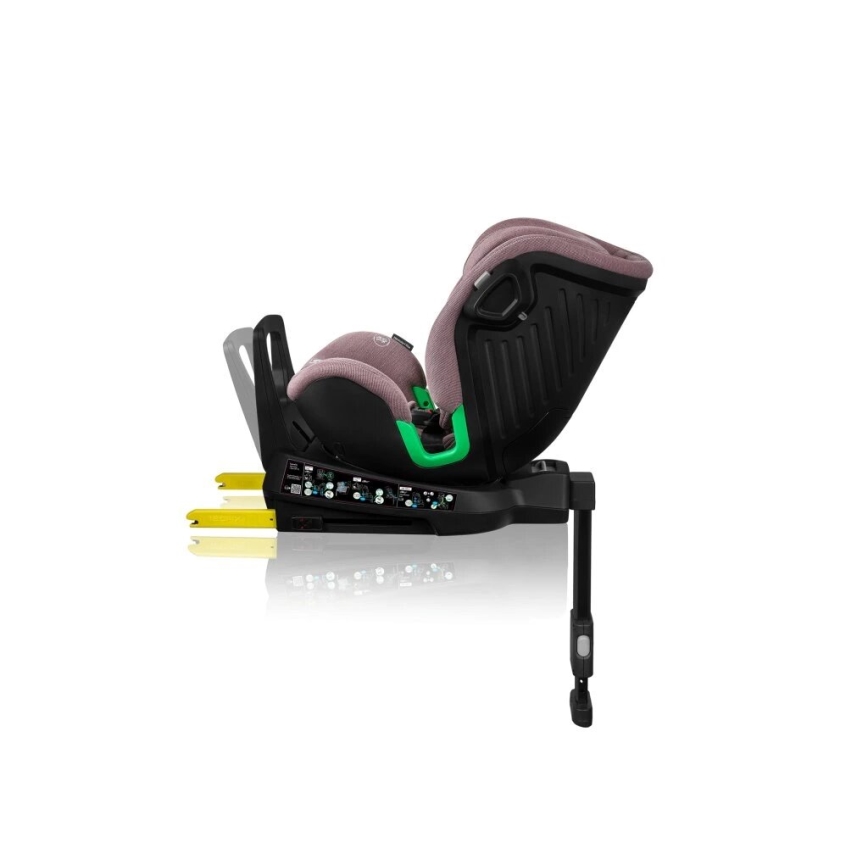 Lionelo - Autostoel met basis swivel HARMONY i-Maat 40-150 cm roze