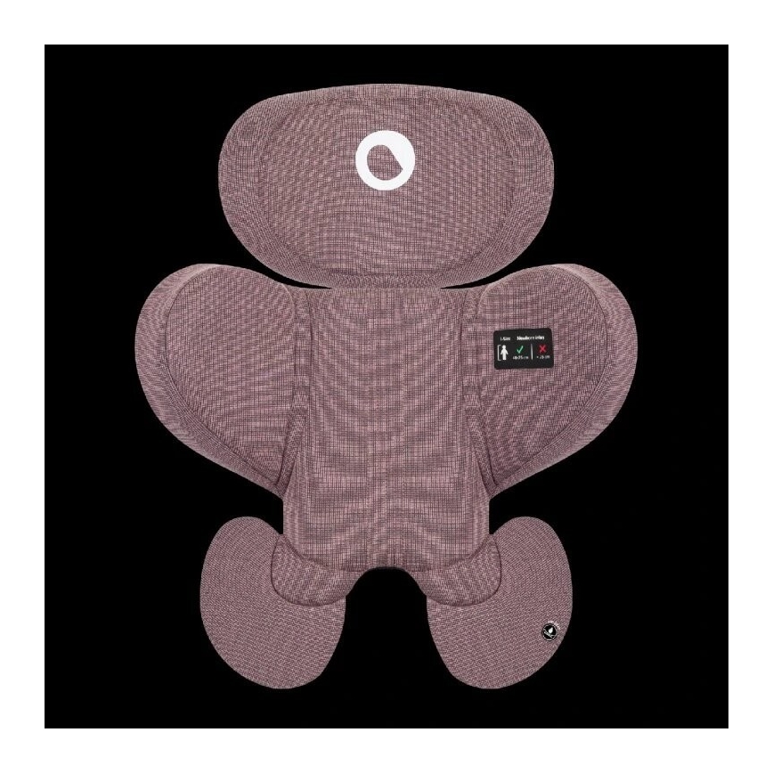 Lionelo - Autostoel met basis swivel HARMONY i-Maat 40-150 cm roze