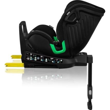 Lionelo - Autostoel met basis swivel HARMONY i-Maat 40-150 cm zwart