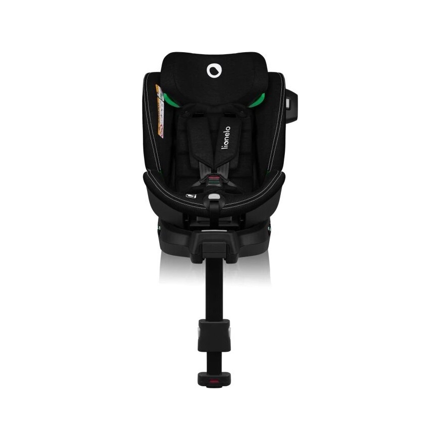 Lionelo - Autostoel met basis swivel HARMONY i-Maat 40-150 cm zwart
