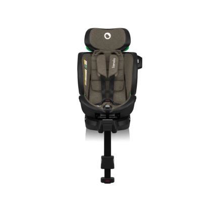 Lionelo - Autostoel met basis swivel HARMONY i-Maat 40-150 cm zwart/olijf