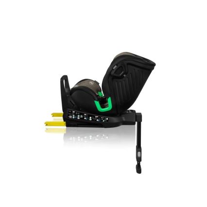Lionelo - Autostoel met basis swivel HARMONY i-Maat 40-150 cm zwart/olijf