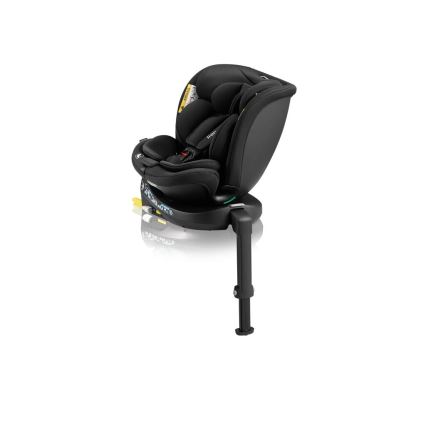Lionelo - Autostoel met basis swivel NAVY i-Maat 40-150 cm zwart