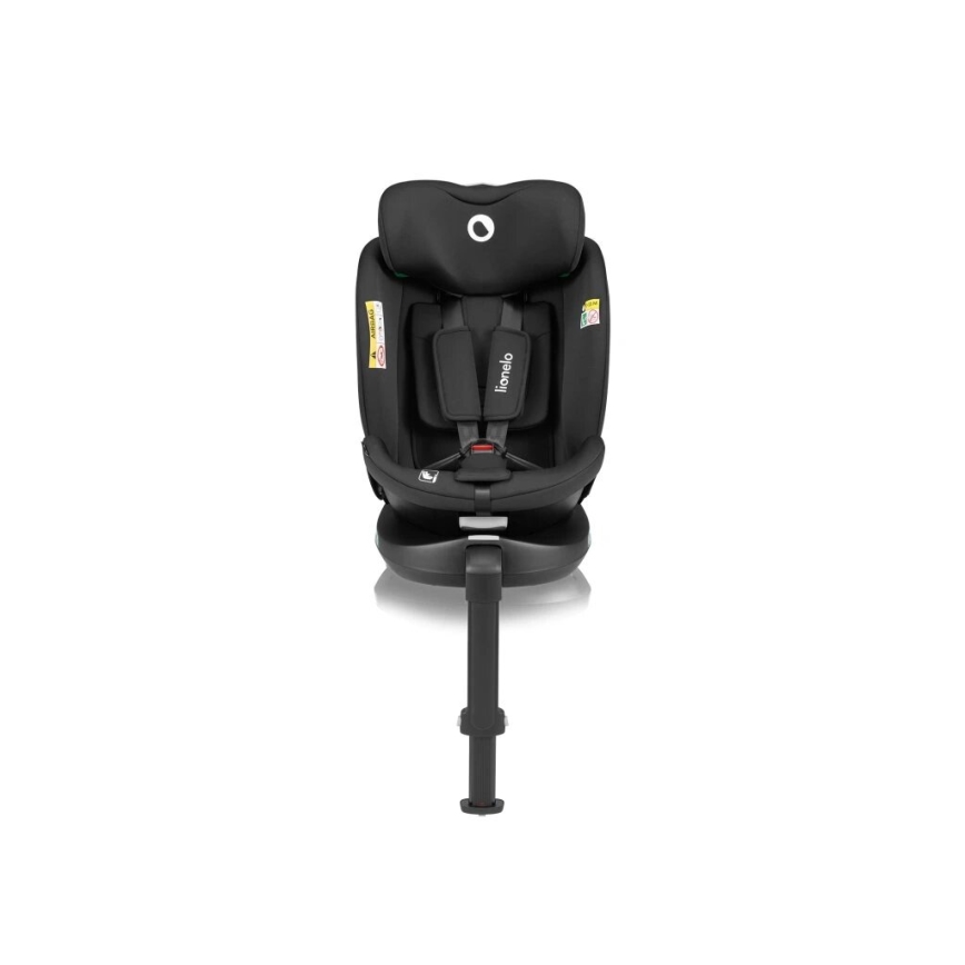 Lionelo - Autostoel met basis swivel NAVY i-Maat 40-150 cm zwart
