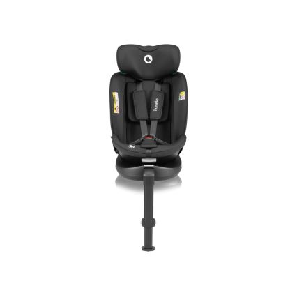 Lionelo - Autostoel met basis swivel NAVY i-Maat 40-150 cm zwart