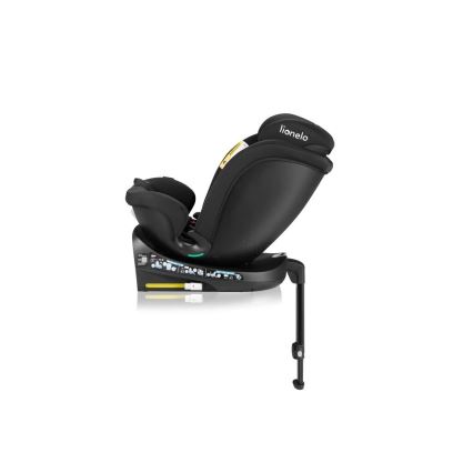 Lionelo - Autostoel met basis swivel NAVY i-Maat 40-150 cm zwart