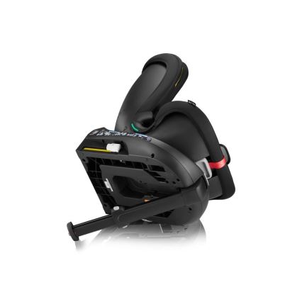 Lionelo - Autostoel met basis swivel NAVY i-Maat 40-150 cm zwart/rood