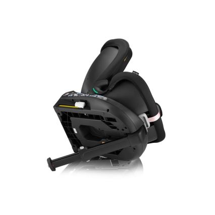 Lionelo - Autostoel met basis swivel NAVY i-Maat 40-150 cm zwart/roze