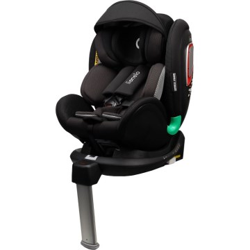 Lionelo - Autostoel met draaibare basis ANTOON PLUS i-Size 40-105 cm Black Onyx