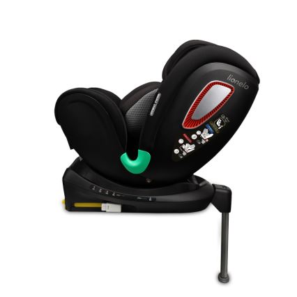 Lionelo - Draaibare autostoel met basis ANTOON PLUS i-Size 40-105 cm Zwart Onyx